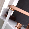 Three Hole Luxury European Bathroom Brass Faucet